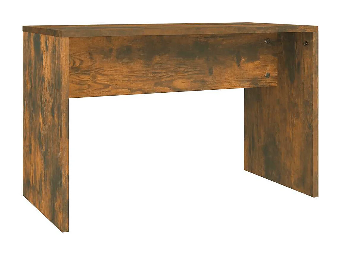 Kaptafelkruk 70x35x45 cm bewerkt hout gerookt eikenkleurig