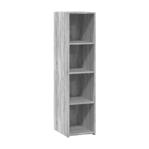 Hoge kast 30x41x124 cm bewerkt hout grijs sonoma eikenkleurig Hoge kast 30x41x124 cm bewerkt hout grijs sonoma eikenkleurig