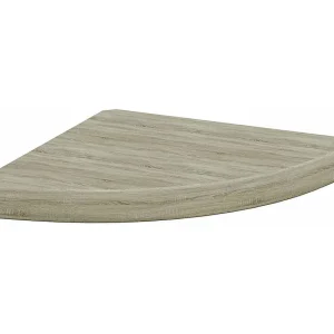 Hoekschap zwevend 35x35x3,8 cm MDF eikenkleurig Hoekschap zwevend 35x35x3,8 cm MDF eikenkleurig
