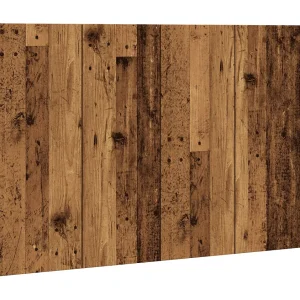 Hoofdeinde 120×1,5×80 cm bewerkt hout oud houtkleurig Hoofdeinde 120×1,5×80 cm bewerkt hout oud houtkleurig