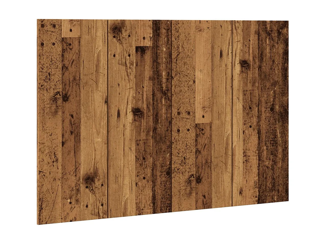 Hoofdeinde 120x1,5x80 cm bewerkt hout oud houtkleurig
