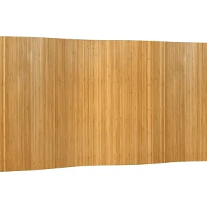Kamerscherm breedte 400 cm hoogte 165 cm bamboe naturel Kamerscherm breedte 400 cm hoogte 165 cm bamboe naturel