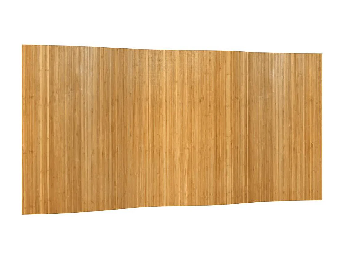 Kamerscherm breedte 400 cm hoogte 165 cm bamboe naturel