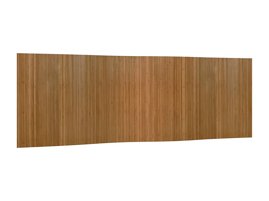 Kamerscherm breedte 600 cm hoogte 165 cm bamboe bruin