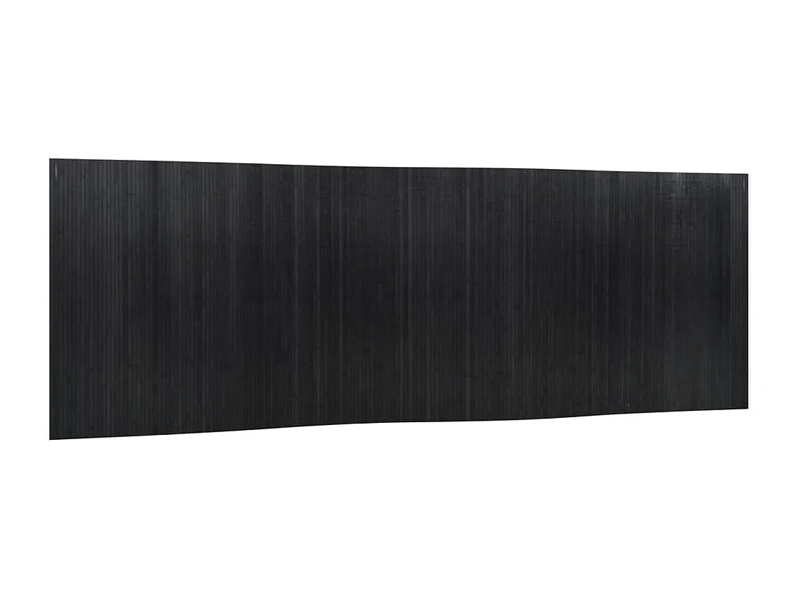 Kamerscherm breedte 600 cm hoogte 165 cm bamboe zwart