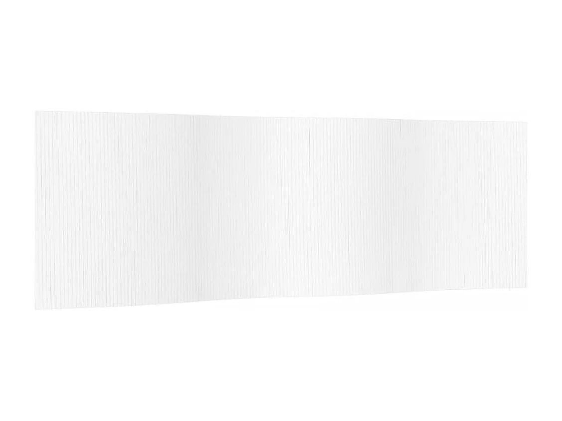 Kamerscherm breedte 600 cm hoogte 165 cm bamboe wit