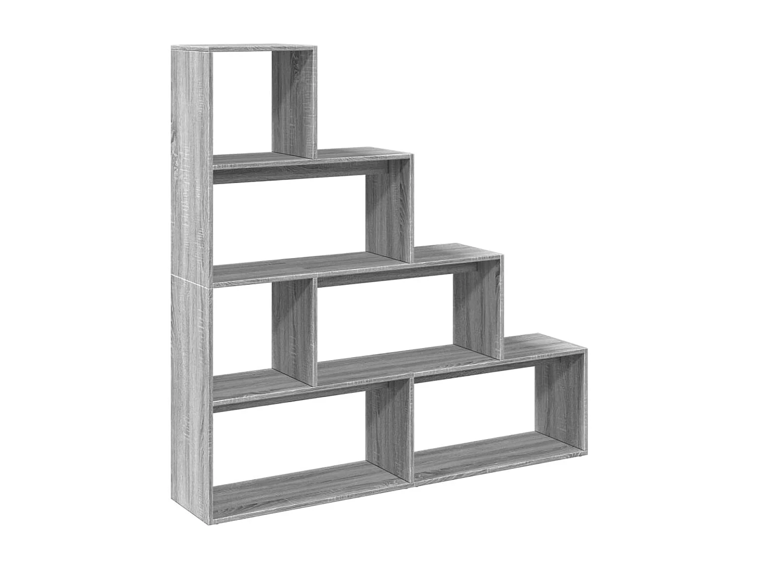 Kamerscherm / boekenkast 143,5x29x143,5 cm hout grijs sonoma
