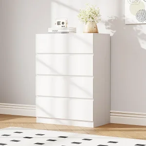 Kast met 4 Lades – met zachte sluitmechanisme – opbergmeubel – 70x40x96cm Kast met 4 Lades – met zachte sluitmechanisme – opbergmeubel – 70x40x96cm