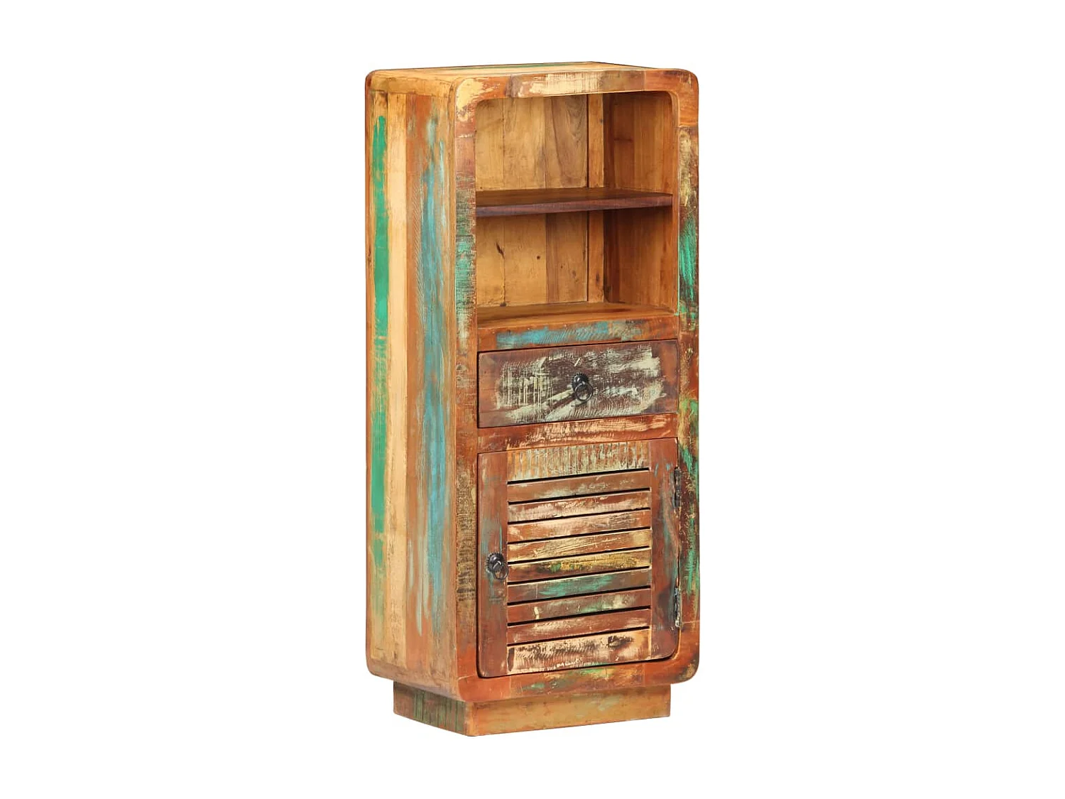 Hoge kast 45x32x110 cm massief gerecycled hout