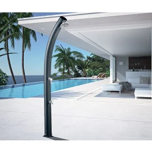 Jolly Solar Shower 33L Aluminuim – 233 cm – Voetdouche + Regendouchekop + verstevigd onderstel Jolly Solar Shower 33L Aluminuim – 233 cm – Voetdouche + Regendouchekop + verstevigd onderstel