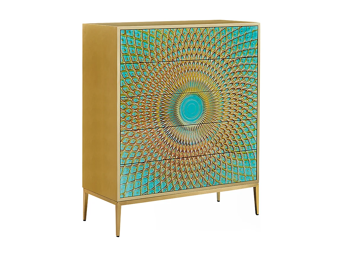 Highboard - Groen Hout - LAGO
