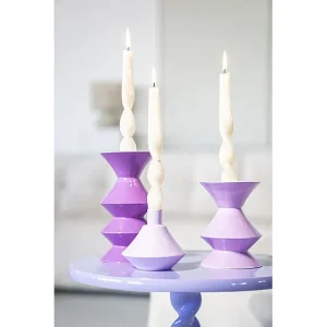 Kaarsenhouder Yack – Lilac – Set van 2