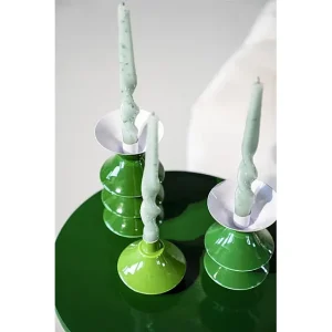 Kaarsenhouder Yack – Groen – Set van 2