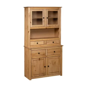 Hoge kast Panama Range 93×40,5×180 cm massief grenenhout