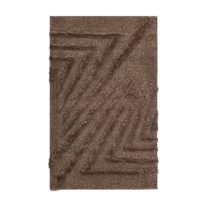 Hoogpolig tapijt 185×125 Donkerbruin Thun Avis Hoogpolig tapijt 185×125 Donkerbruin Thun Avis