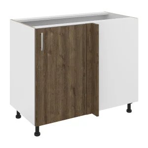 Hoekonderkast Karo, Brons eiken/Wit, 98 x 50 x 80 cm Hoekonderkast Karo, Brons eiken/Wit, 98 x 50 x 80 cm