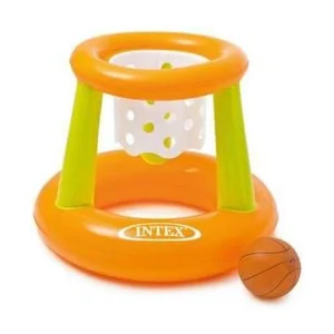 INTEX Opblaasbaar Pool Basketbalspel Set 67×65 cm met Drijvende Hoepel en Bal – Kinderen 3+ Jaar INTEX Opblaasbaar Pool Basketbalspel Set 67×65 cm met Drijvende Hoepel en Bal – Kinderen 3+ Jaar