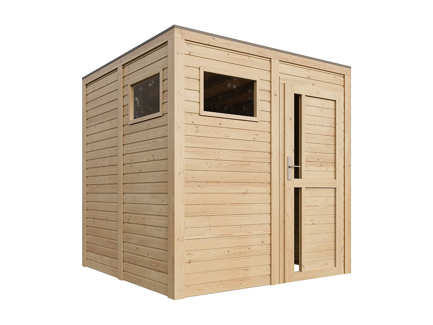 Houten tuinhuis - 4.20 m² / 206 x 208 x H210 cm - M325F1