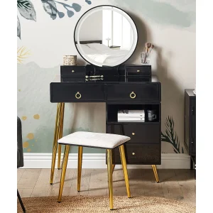 Kaptafel YVES LED Zwart