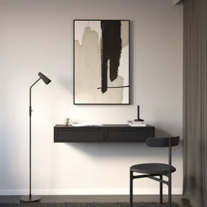 Kaptafel met lades – zwart – 110 cm – VELVETO Kaptafel met lades – zwart – 110 cm – VELVETO