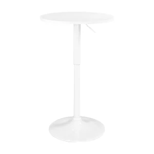 Hoge Bartafel Ø60 cm – Sta-tafel verstelbare hoogte en Draaibaar SETI (Wit-integraal) Hoge Bartafel Ø60 cm – Sta-tafel verstelbare hoogte en Draaibaar SETI (Wit-integraal)
