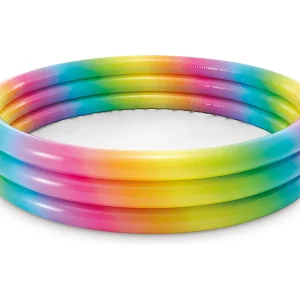 Intex Rainbow Opblaasbaar Zwembad – 330L Capaciteit, 23cm Waterhoogte, Multicolor Vinyl, Leeftijd 2+ Intex Rainbow Opblaasbaar Zwembad – 330L Capaciteit, 23cm Waterhoogte, Multicolor Vinyl, Leeftijd 2+