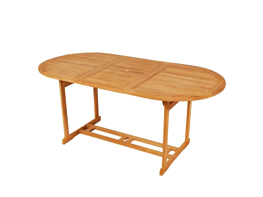 Kari 9-delige Tuinset massief teakhout