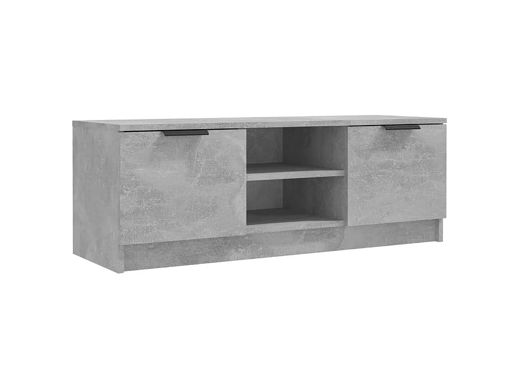 Kaelyn Tv-meubel 102x35x36,5 cm bewerkt hout betongrijs