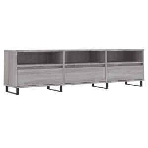 Hørning Tv-meubel 150x30x44,5 cm bewerkt hout grijs sonoma eikenkleurig Hørning Tv-meubel 150x30x44,5 cm bewerkt hout grijs sonoma eikenkleurig