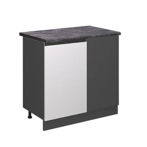 Hoekkast wit 86x60x81.6 r-line Hoekkast wit 86x60x81.6 r-line