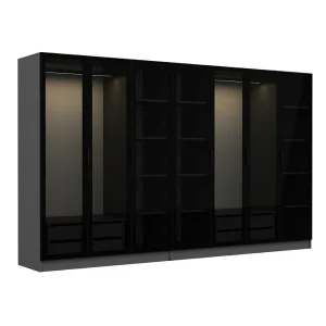 Industriële nachtkastje met planken en kledingrekken – Hout en metaal – Wit – 50 x 38 x 50 cm Industriële nachtkastje met planken en kledingrekken – Hout en metaal – Wit – 50 x 38 x 50 cm