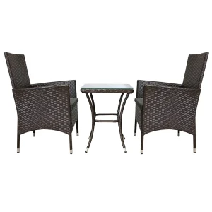 Jardà Bistroset – Bruin – 3-delig Jardà Bistroset – Bruin – 3-delig