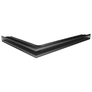 Hoekventilatie rooster voor open haard 60x800x600 – Loft Angle rechts grafiet Hoekventilatie rooster voor open haard 60x800x600 – Loft Angle rechts grafiet