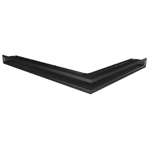 Hoekventilatie rooster voor open haard 60x800x600 – Loft Angle links zwart Hoekventilatie rooster voor open haard 60x800x600 – Loft Angle links zwart