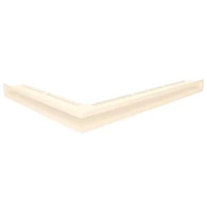 Hoekventilatie rooster voor open haard 60x800x600 – Loft Angle rechts crème Hoekventilatie rooster voor open haard 60x800x600 – Loft Angle rechts crème