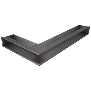 Hoekventilatie rooster voor open haard 95x800x450 – Loft Angle rechts grafiet Hoekventilatie rooster voor open haard 95x800x450 – Loft Angle rechts grafiet