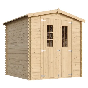Houten tuinschuurtje met geimpregneerde vloer – 3.53 m² – M343C+M343G Houten tuinschuurtje met geimpregneerde vloer – 3.53 m² – M343C+M343G