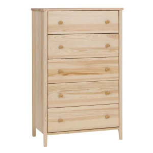 Houten ladekast 124 x 78 cm Colorado III, 5 laden, grenen Houten ladekast 124 x 78 cm Colorado III, 5 laden, grenen