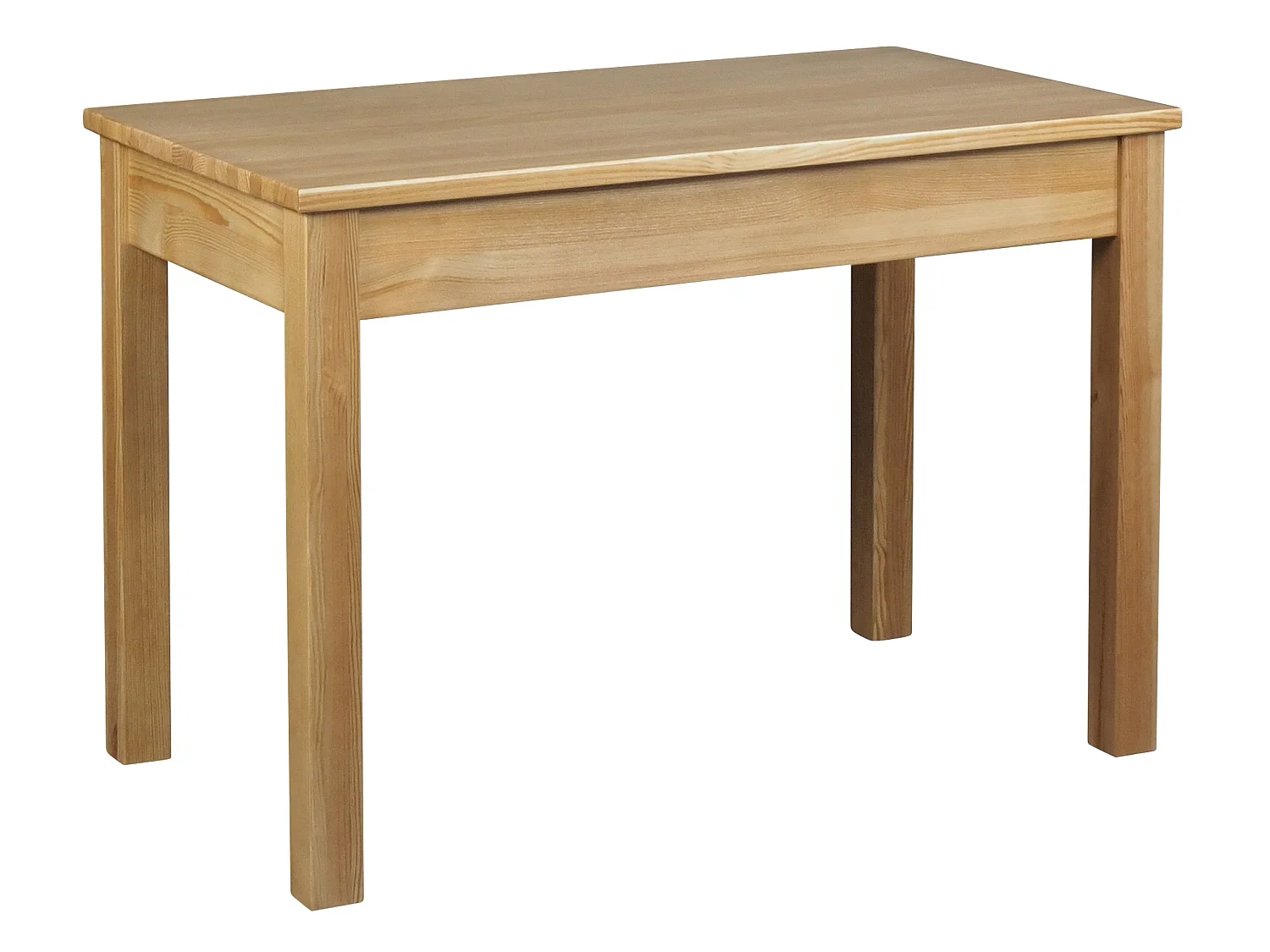 Houten tafel 110x60 cm, kleur eiken