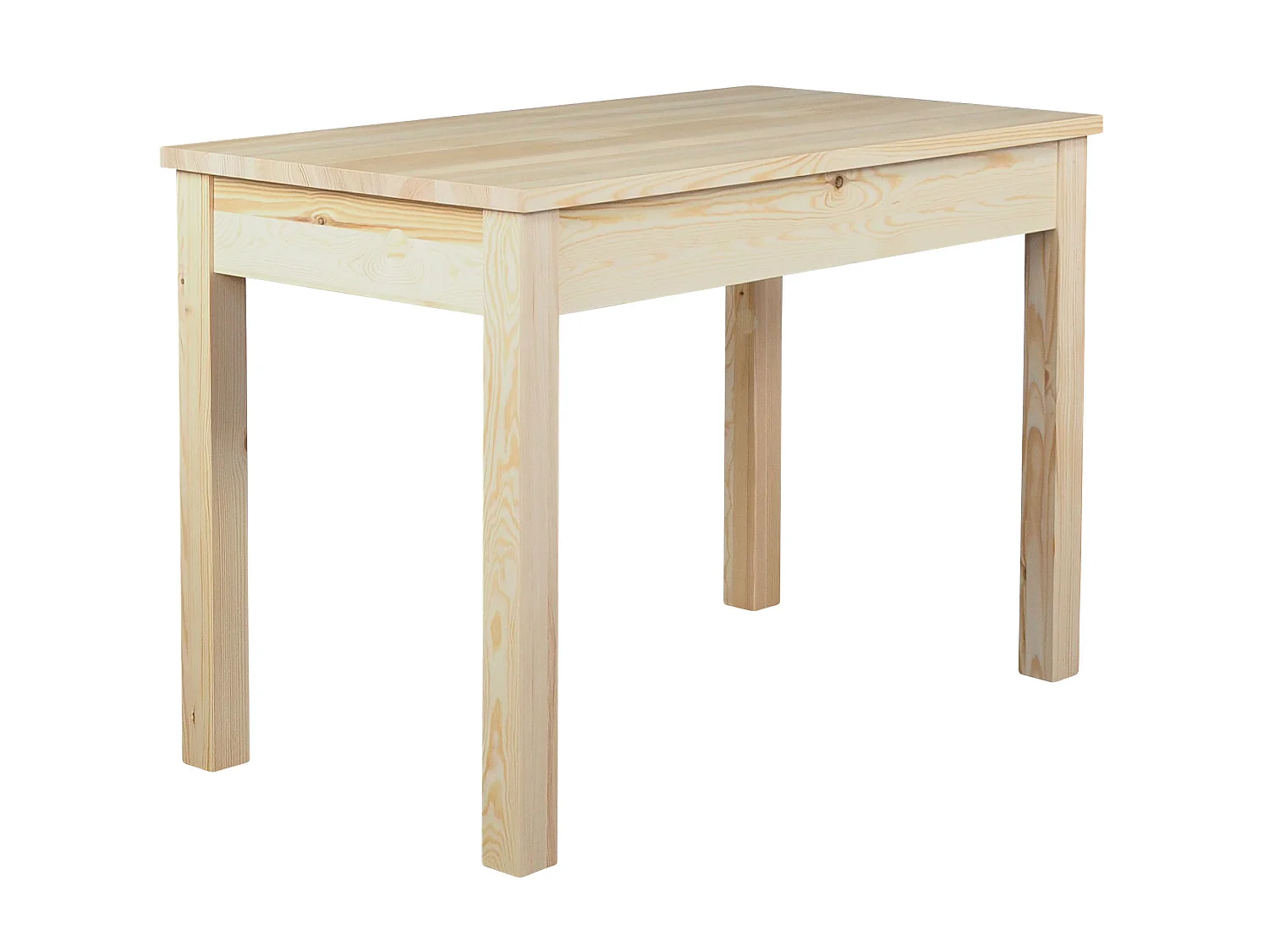 Houten tafel 110x60 cm, grenen kleur