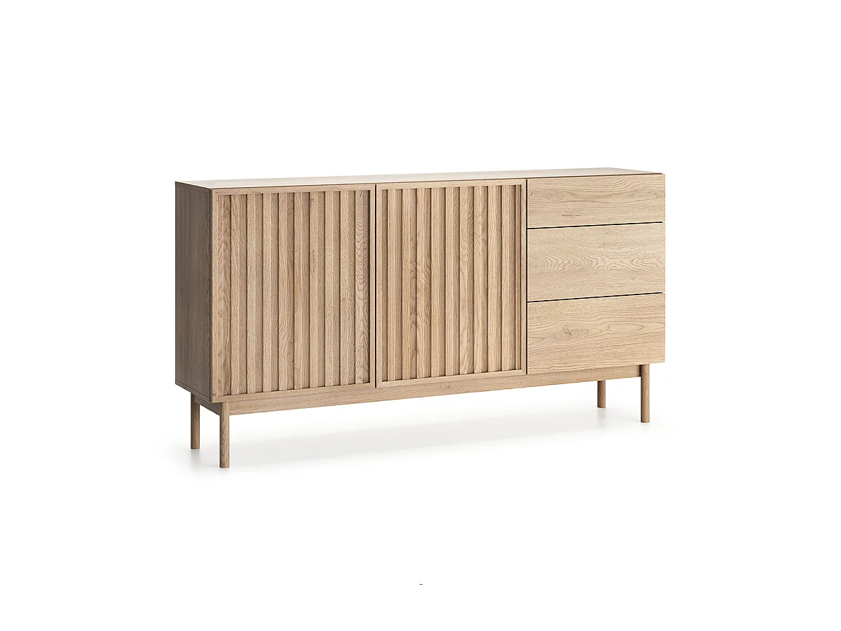 Dressoir 2 deuren 3 laden Idor Hout