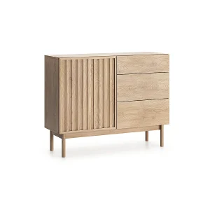 Idor Houten 1-deurs 3-lade dressoir Idor Houten 1-deurs 3-lade dressoir
