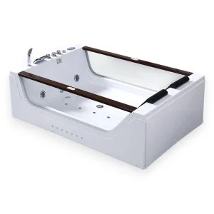 Hydromassagebad voor 2 personen 180 x 120 cm 18 jets – Pearl Hydromassagebad voor 2 personen 180 x 120 cm 18 jets – Pearl