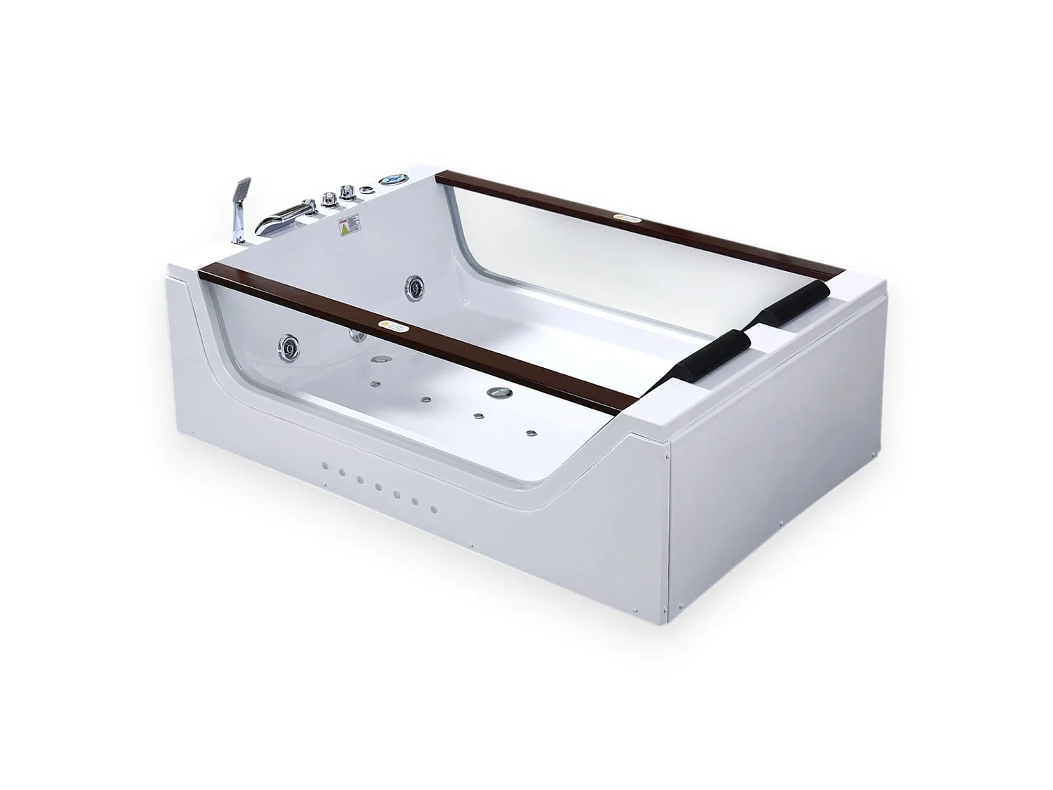 Hydromassagebad voor 2 personen 180 x 120 cm 18 jets – Pearl
