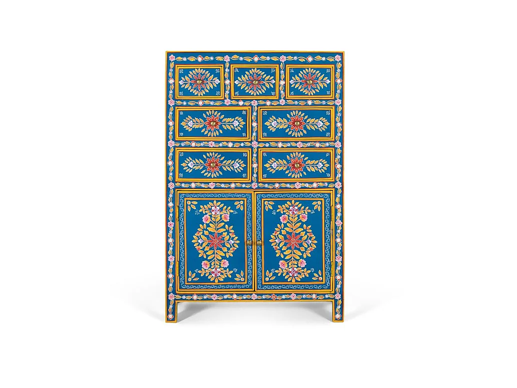 Buffet à la main vervaardigd in manguierhout en MDF 122 cm