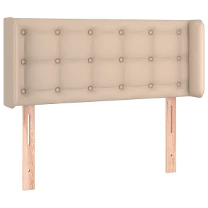 Hoofdbord met randen 103x16x78/88 cm kunstleer cappuccinokleur Hoofdbord met randen 103x16x78/88 cm kunstleer cappuccinokleur