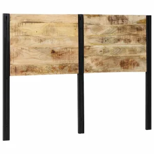 Hoofdeinde 140 cm massief hout mango en ijzer Hoofdeinde 140 cm massief hout mango en ijzer