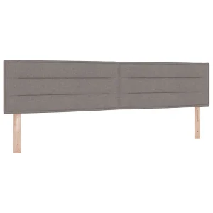 Hoofdbord Taupe 200 cm Stof