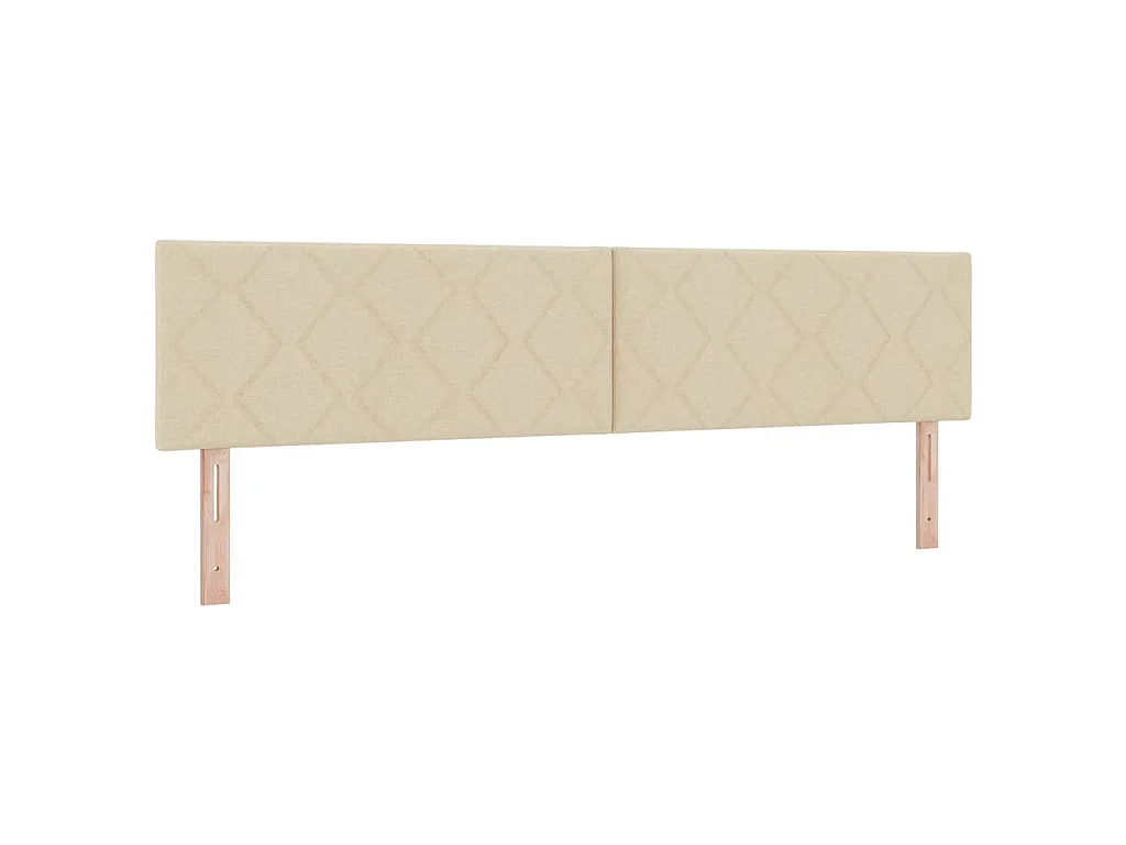 Hoofdbord Crème 200 cm Stof