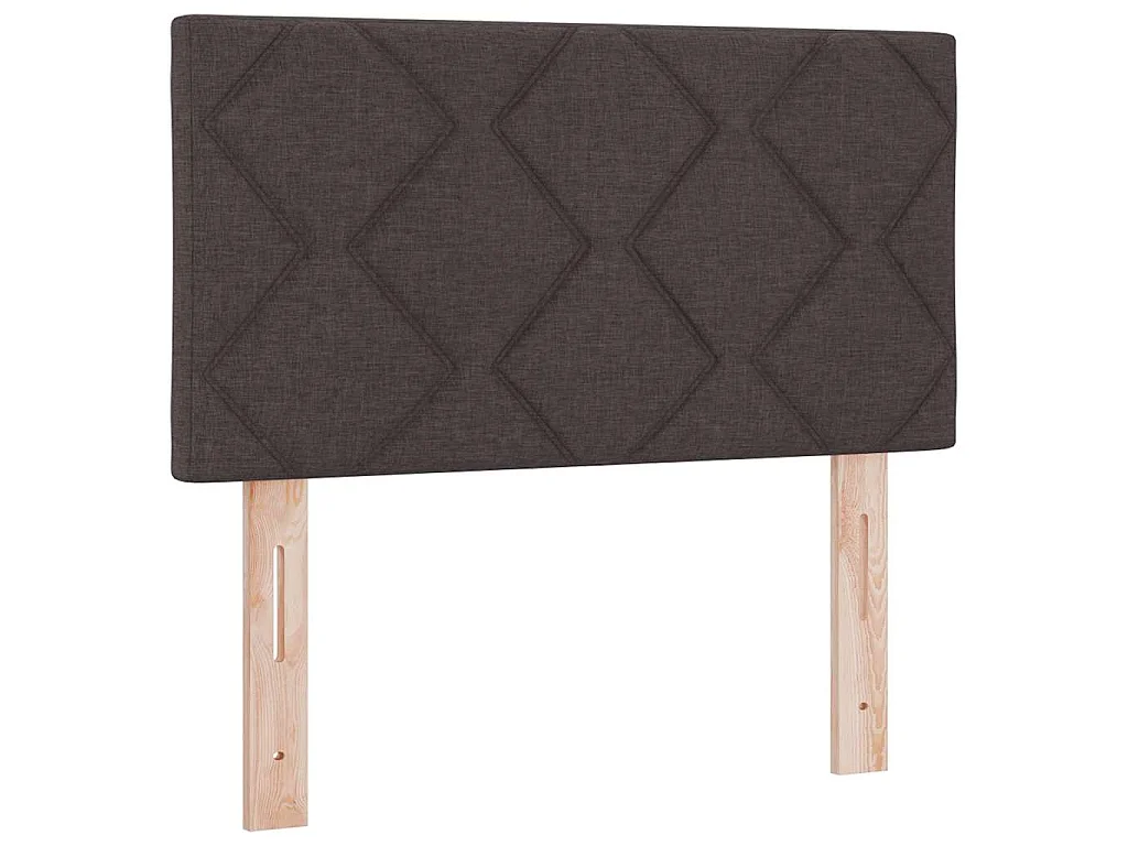 Hoofdbord Donkerbruin 80 cm Stof